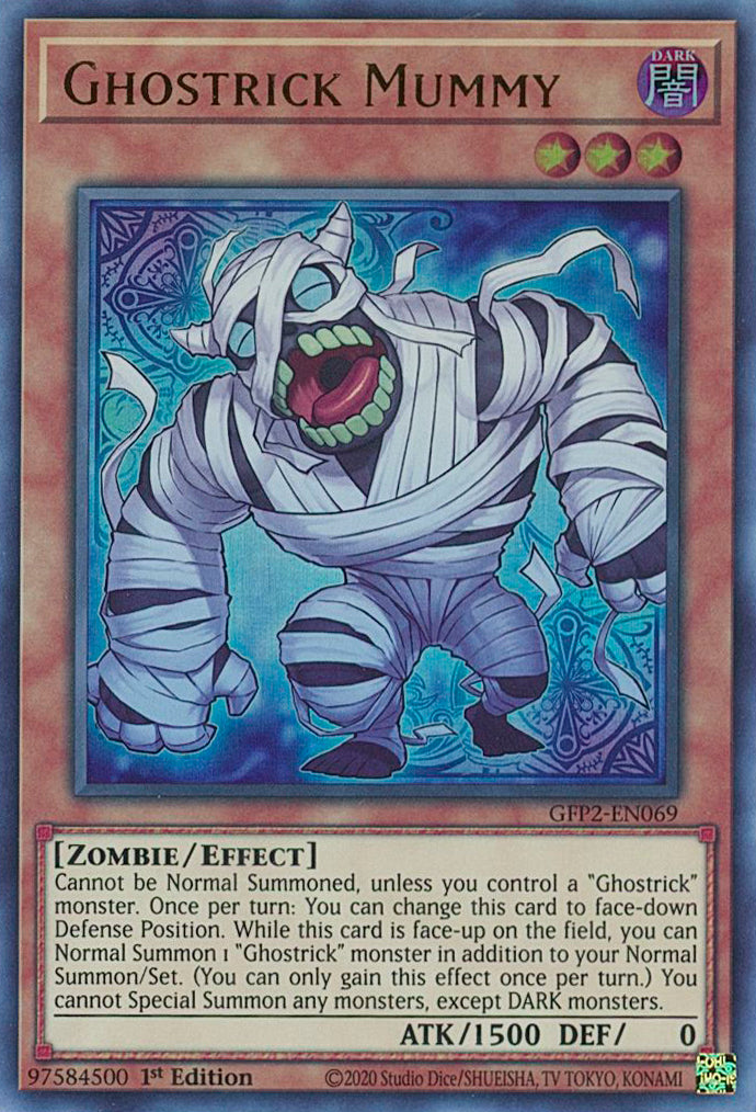 Ghostrick Mummy [GFP2-EN069] Ultra Rare | The Gaming-Verse