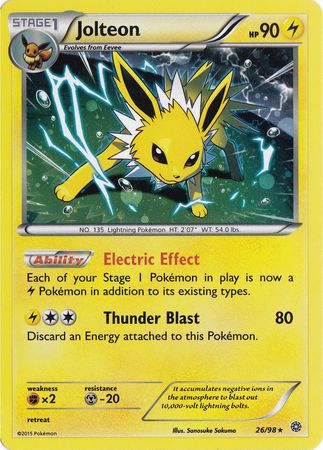 Jolteon (26/98) (Cosmos Holo) [XY: Ancient Origins] | The Gaming-Verse