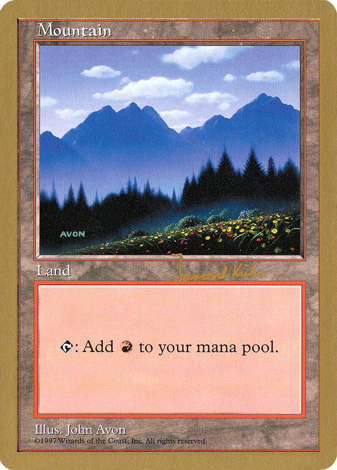 Mountain (jk445) (Janosch Kuhn) [World Championship Decks 1997] | The Gaming-Verse