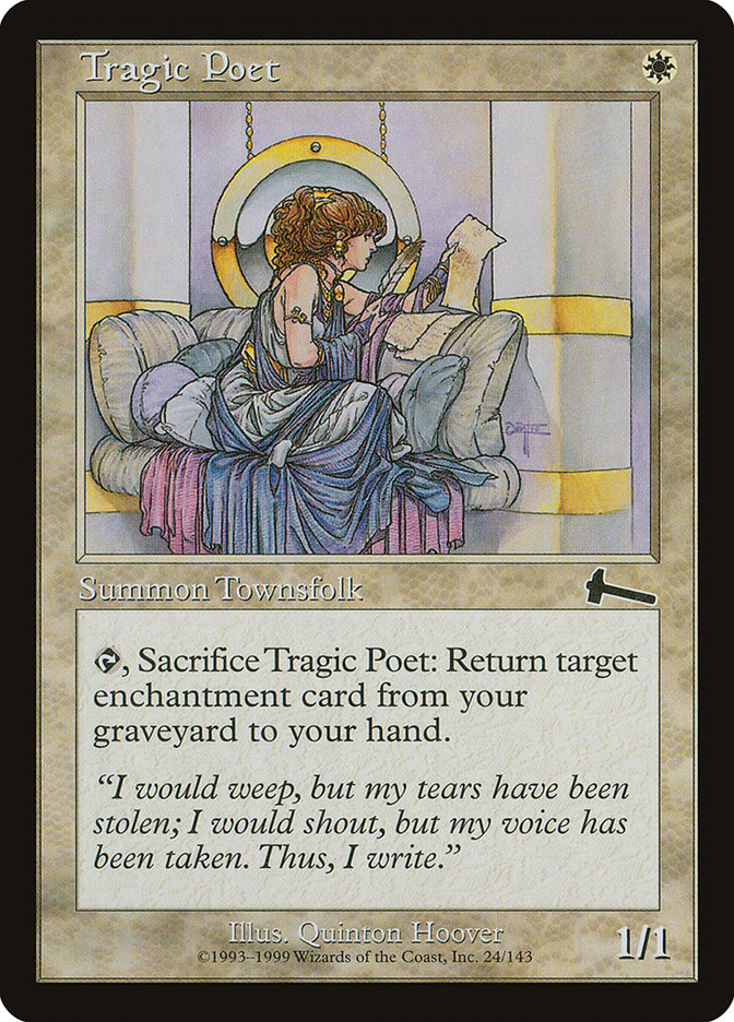 Tragic Poet [Urza's Legacy] | The Gaming-Verse