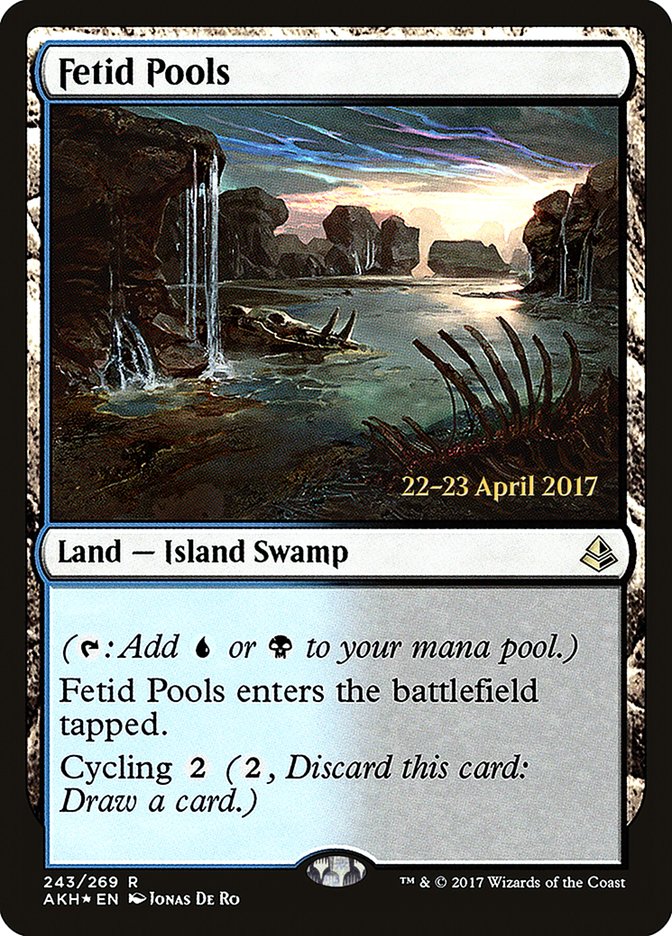 Fetid Pools  (Prerelease) [Amonkhet Prerelease Promos] | The Gaming-Verse