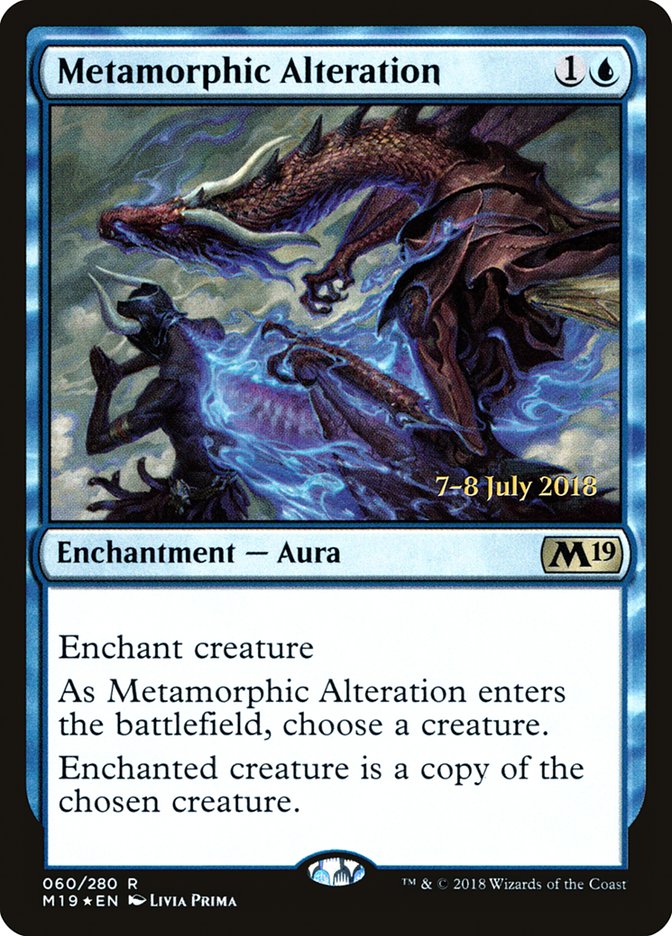 Metamorphic Alteration  (Prerelease) [Core Set 2019 Prerelease Promos] | The Gaming-Verse