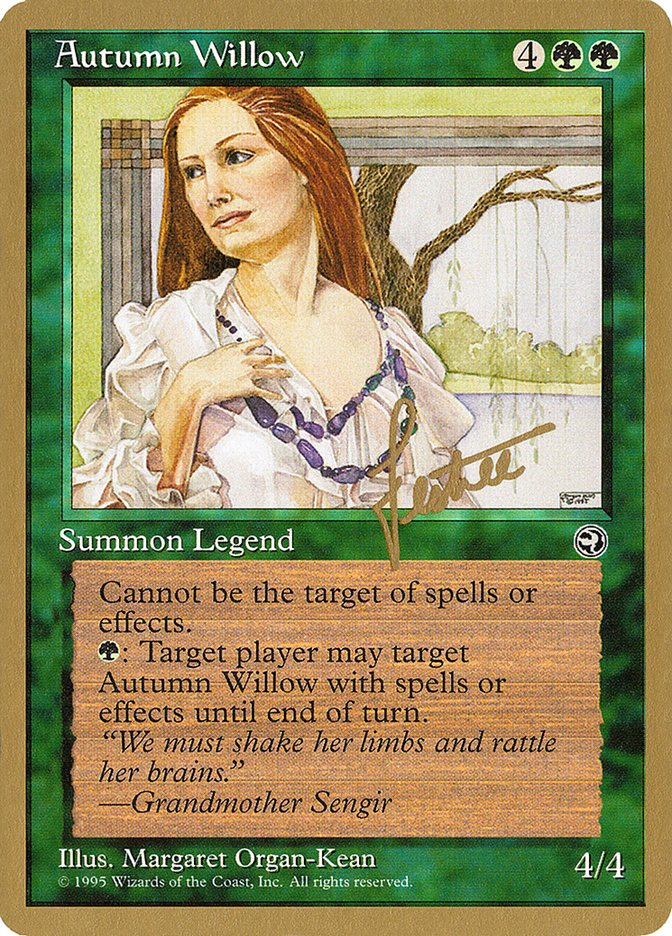 Autumn Willow (Bertrand Lestree) [Pro Tour Collector Set] | The Gaming-Verse