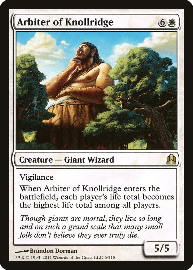 Arbiter of Knollridge [Commander 2011] | The Gaming-Verse