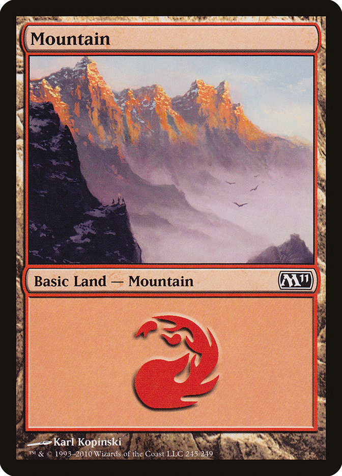 Mountain (#245) [Magic 2011] | The Gaming-Verse