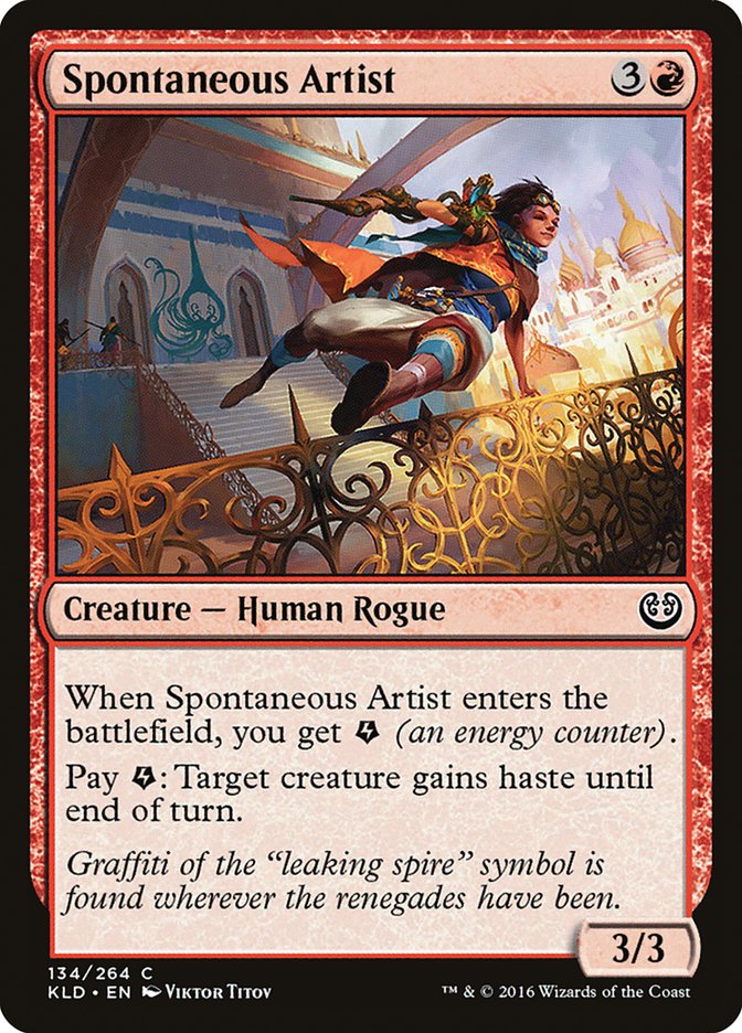 Spontaneous Artist [Kaladesh] | The Gaming-Verse