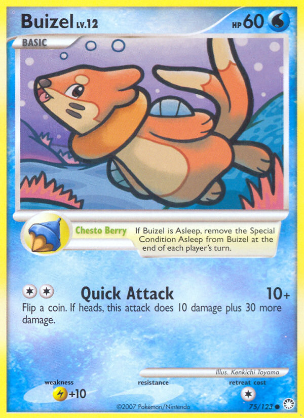 Buizel (75/123) [Diamond & Pearl: Mysterious Treasures] | The Gaming-Verse