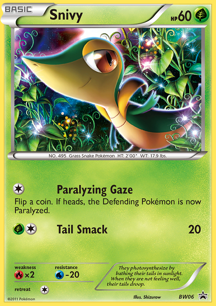 Snivy (BW06) [Black & White: Black Star Promos] | The Gaming-Verse