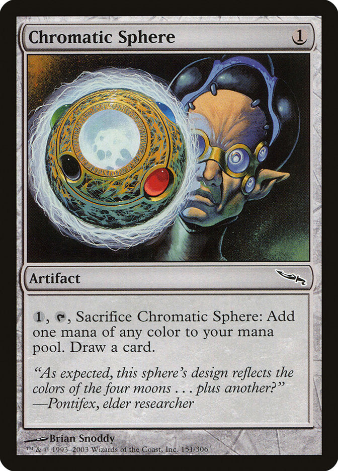 Chromatic Sphere [Mirrodin] | The Gaming-Verse