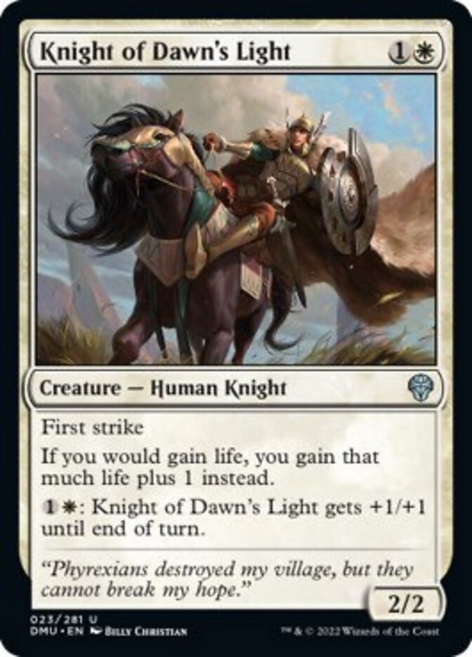 Knight of Dawn's Light [Dominaria United] | The Gaming-Verse