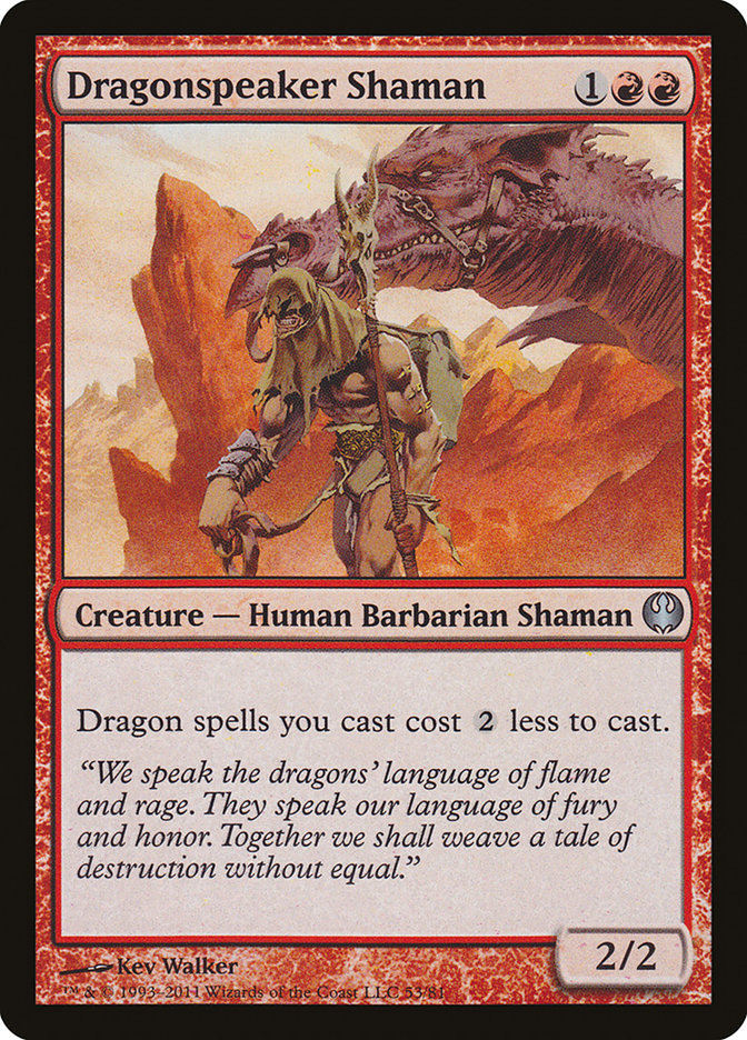 Dragonspeaker Shaman [Duel Decks: Knights vs. Dragons] | The Gaming-Verse