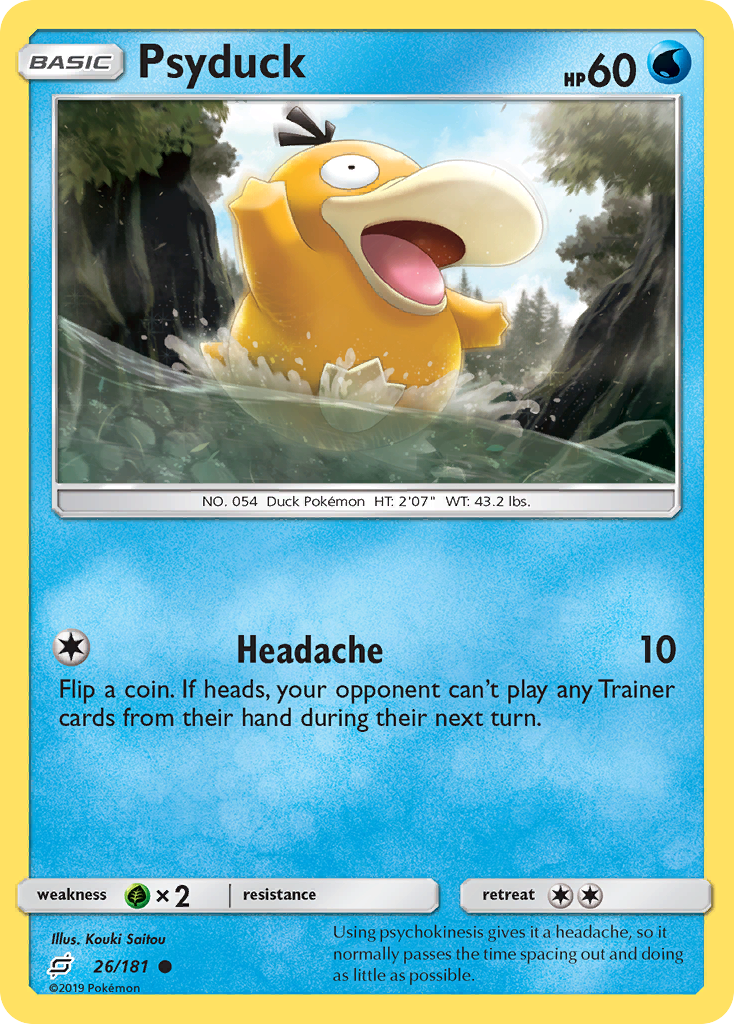 Psyduck (26/181) [Sun & Moon: Team Up] | The Gaming-Verse