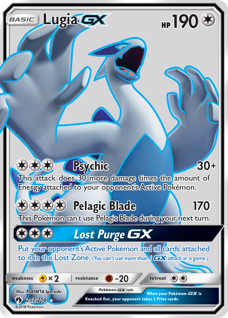 Lugia GX (207/214) [Sun & Moon: Lost Thunder] | The Gaming-Verse