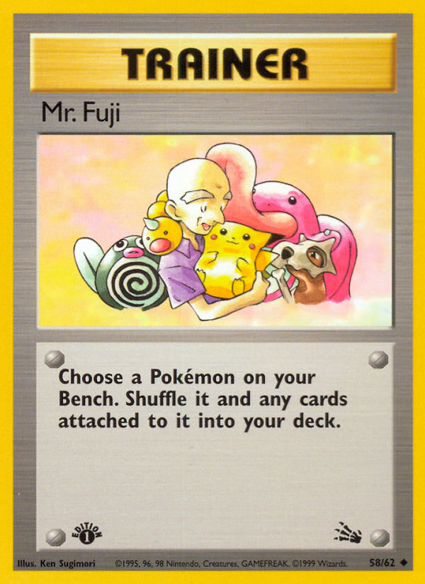 Mr. Fuji (58/62) [Fossil 1st Edition] | The Gaming-Verse