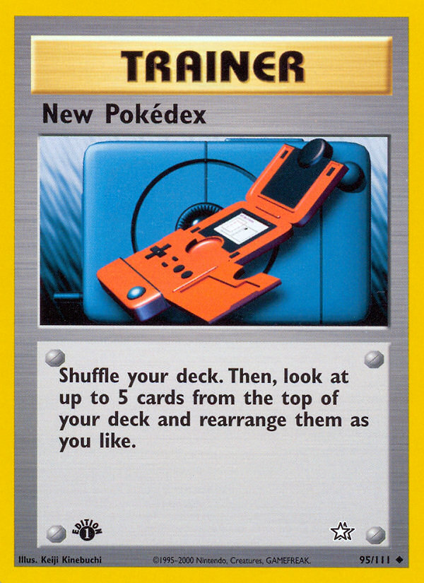 New Pokedex (95/111) [Neo Genesis 1st Edition] | The Gaming-Verse