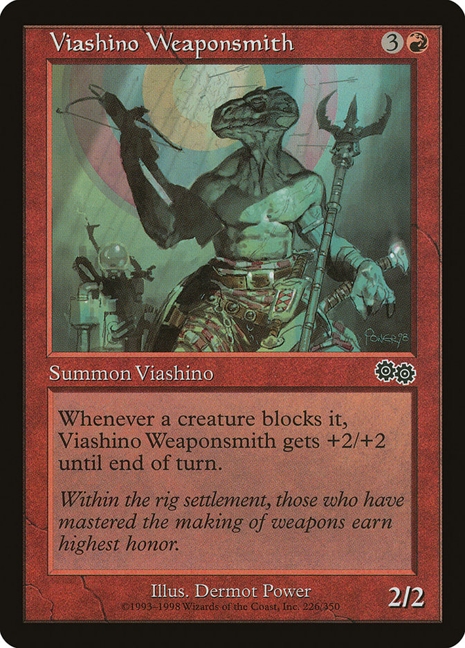 Viashino Weaponsmith [Urza's Saga] | The Gaming-Verse