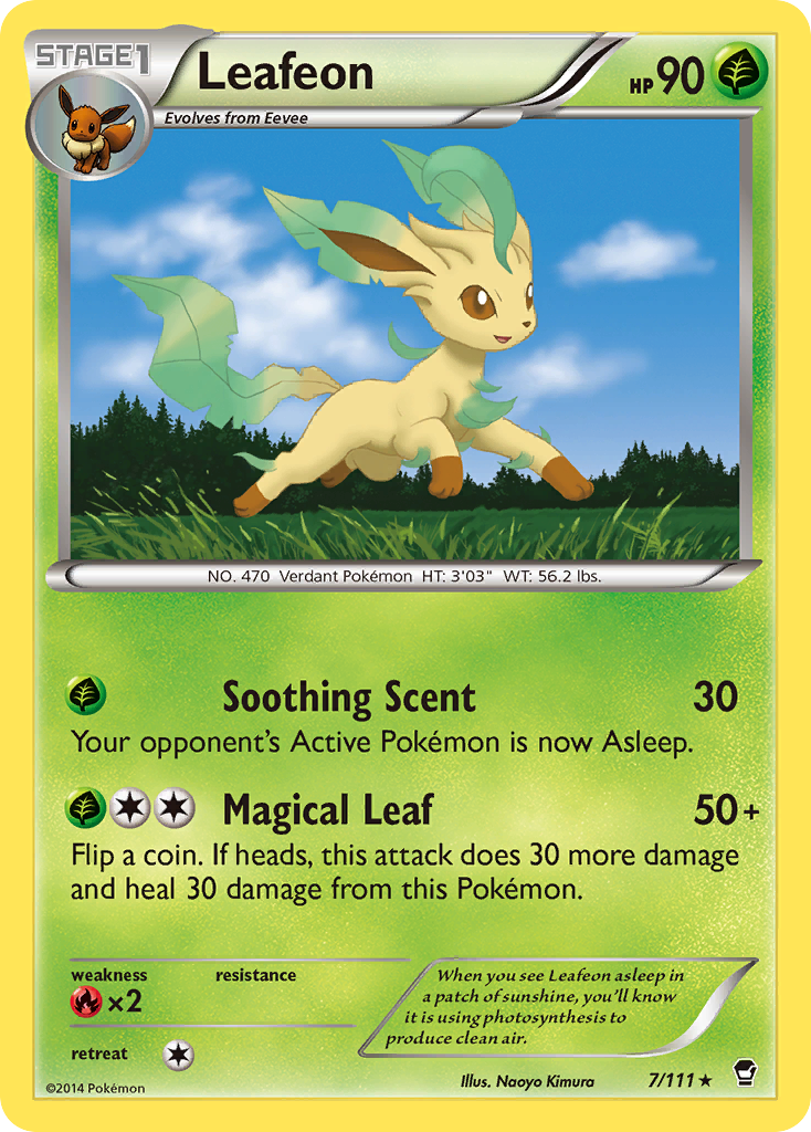 Leafeon (7/111) [XY: Furious Fists] | The Gaming-Verse