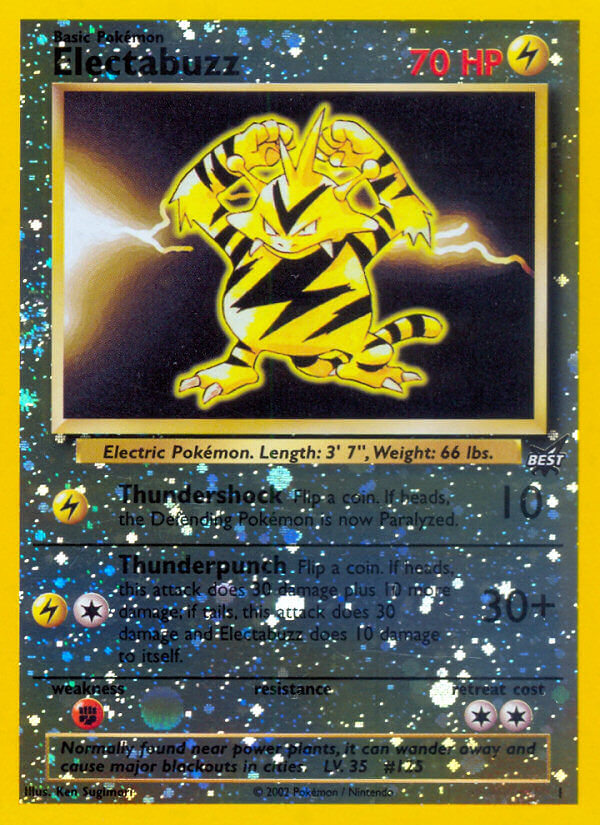 Electabuzz (1) [Best of Promos] | The Gaming-Verse