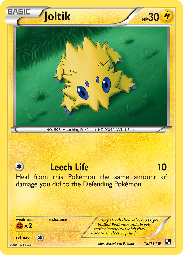 Joltik (45/114) [Black & White: Base Set] | The Gaming-Verse