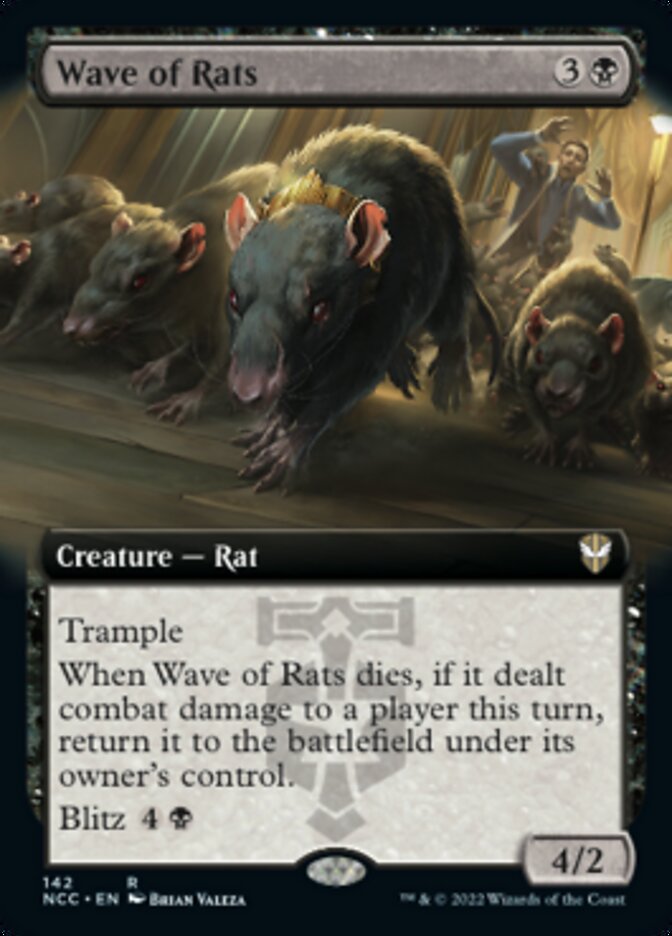 Wave of Rats (Extended Art) [Streets of New Capenna Commander] | The Gaming-Verse