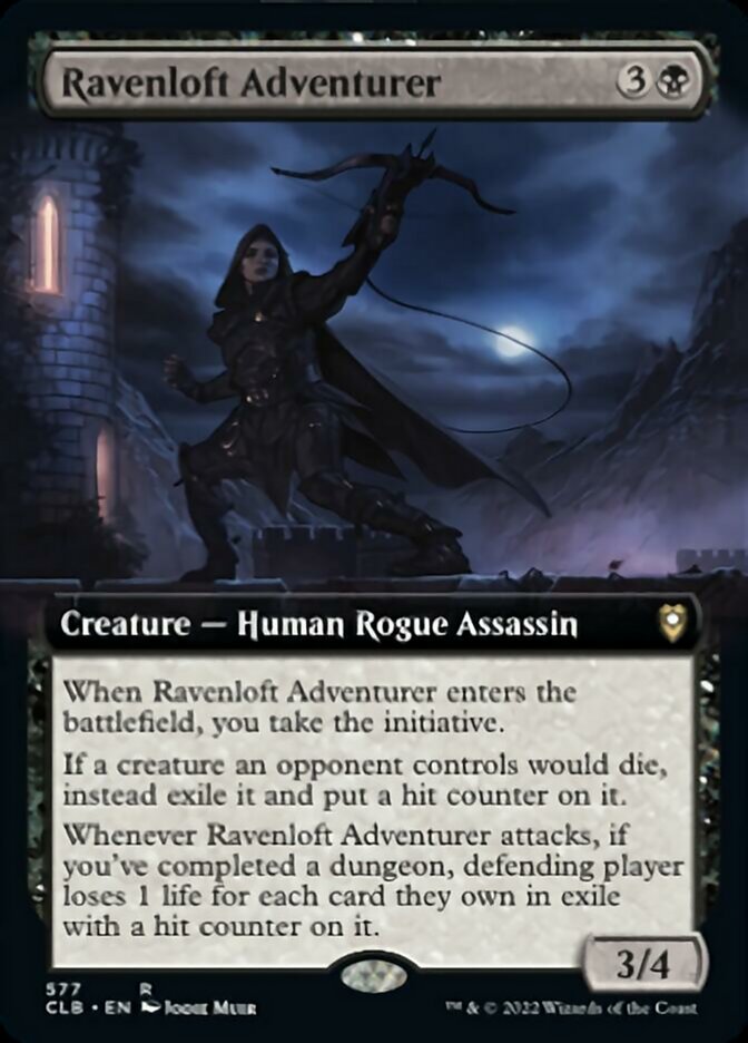 Ravenloft Adventurer (Extended Art) [Commander Legends: Battle for Baldur's Gate] | The Gaming-Verse