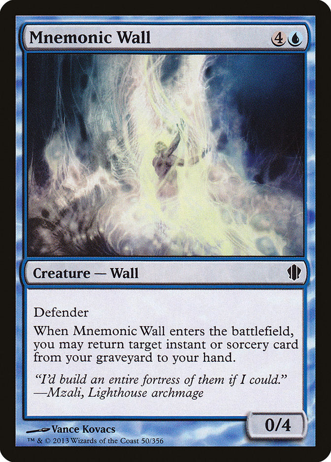 Mnemonic Wall [Commander 2013] | The Gaming-Verse