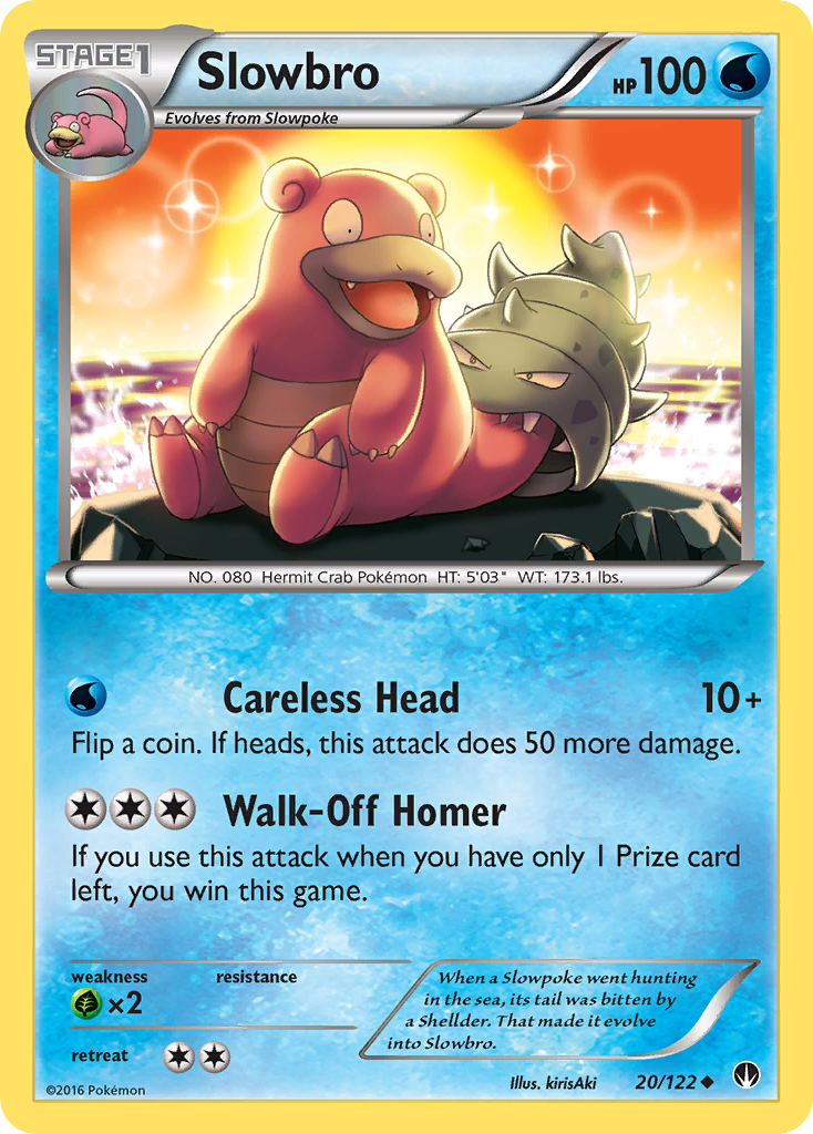 Slowbro (20/122) [XY: BREAKpoint] | The Gaming-Verse