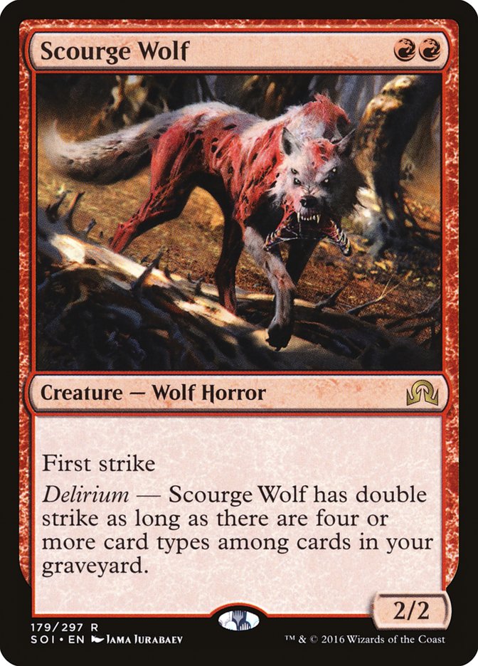 Scourge Wolf [Shadows over Innistrad] | The Gaming-Verse