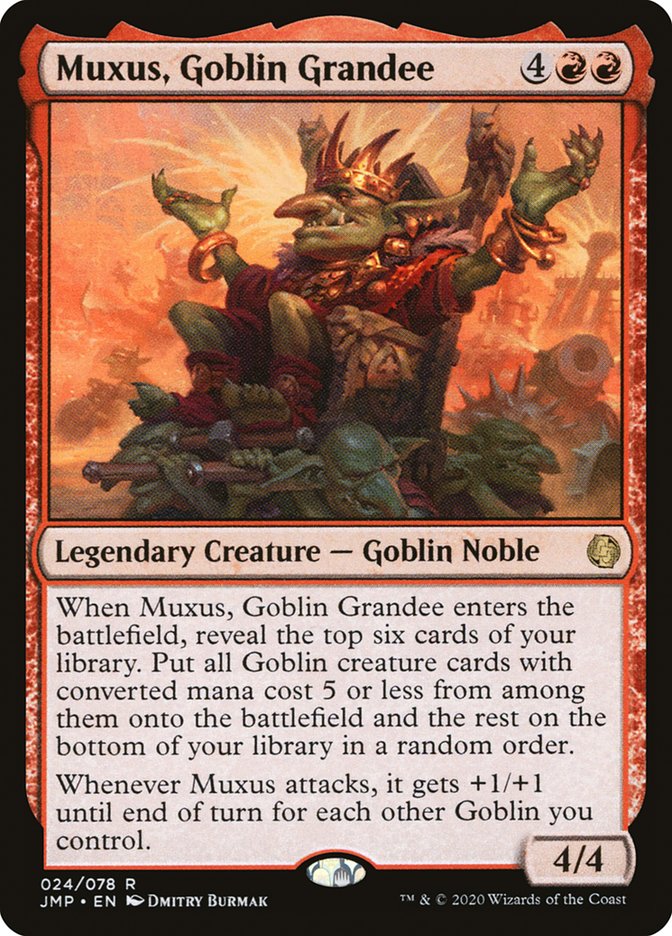 Muxus, Goblin Grandee [Jumpstart] | The Gaming-Verse