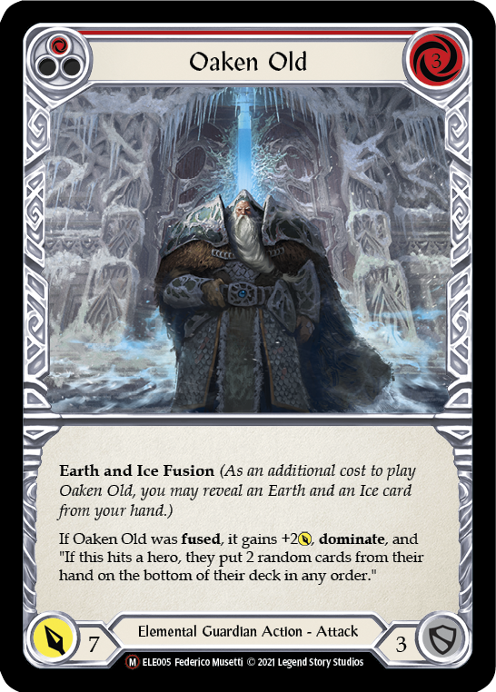 Oaken Old [U-ELE005] Unlimited Rainbow Foil | The Gaming-Verse