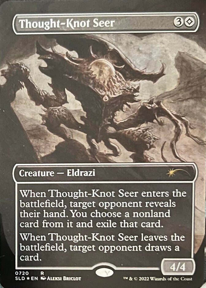 Thought-Knot Seer (720) (Borderless) [Secret Lair Drop Promos] | The Gaming-Verse