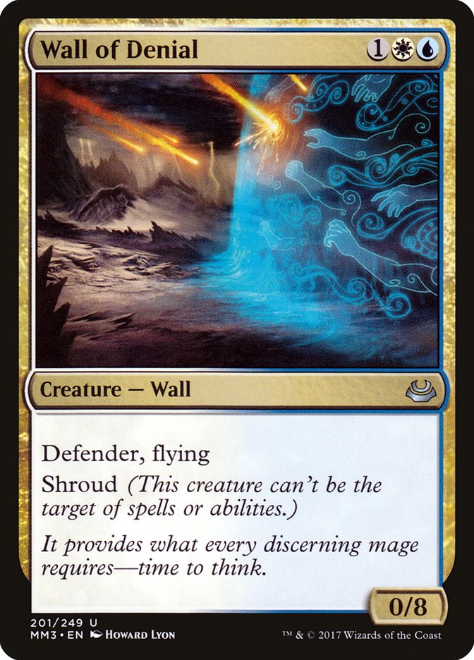 Wall of Denial [Modern Masters 2017] | The Gaming-Verse