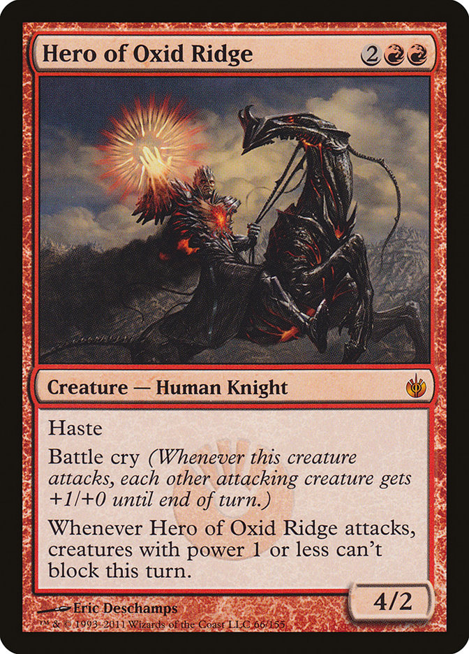 Hero of Oxid Ridge [Mirrodin Besieged] | The Gaming-Verse