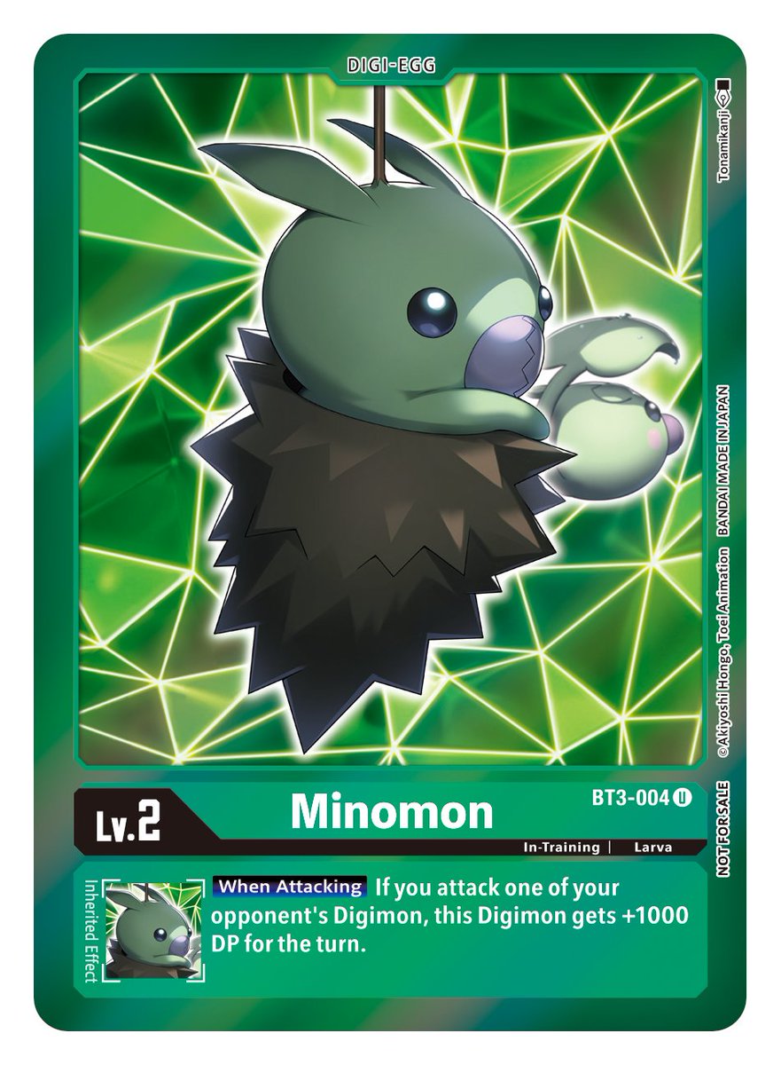 Minomon [BT3-004] (Event Pack 2) [Release Special Booster Ver.1.5] | The Gaming-Verse