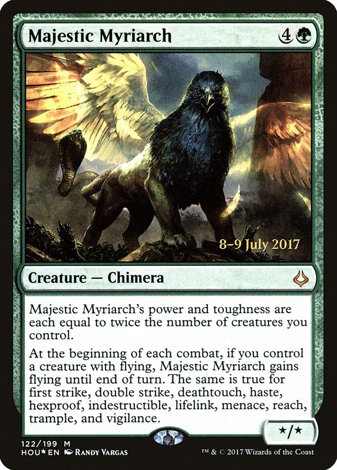 Majestic Myriarch  (Prerelease) [Hour of Devastation Prerelease Promos] | The Gaming-Verse