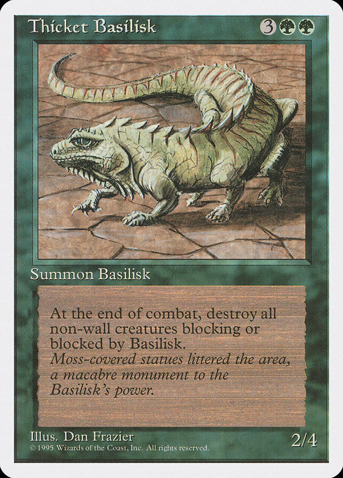 Thicket Basilisk [Fourth Edition] | The Gaming-Verse