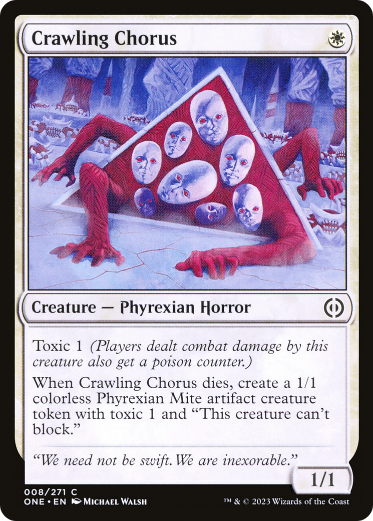 Crawling Chorus [Phyrexia: All Will Be One] | The Gaming-Verse