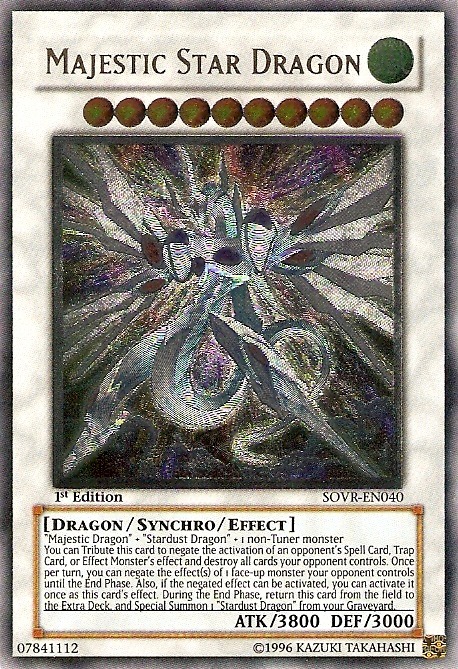 Majestic Star Dragon [SOVR-EN040] Ultimate Rare | The Gaming-Verse