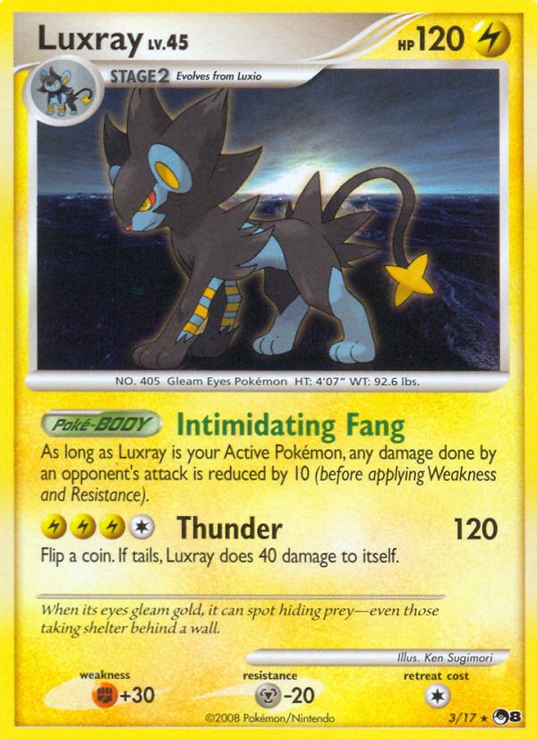 Luxray (3/17) [POP Series 8] | The Gaming-Verse