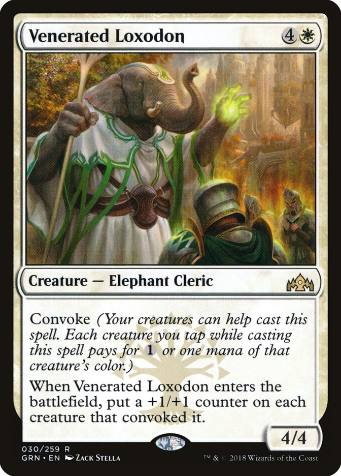 Venerated Loxodon [Guilds of Ravnica] | The Gaming-Verse