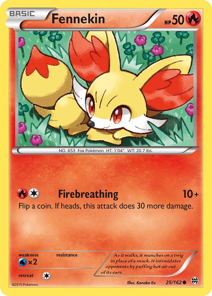 Fennekin (25/162) [XY: BREAKthrough] | The Gaming-Verse