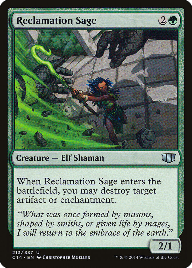 Reclamation Sage [Commander 2014] | The Gaming-Verse