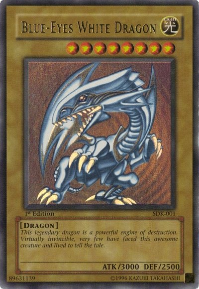 Blue-Eyes White Dragon [SDK-001] Ultra Rare | The Gaming-Verse