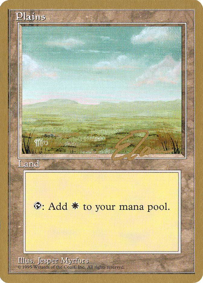 Plains (et364) (Eric Tam) [Pro Tour Collector Set] | The Gaming-Verse