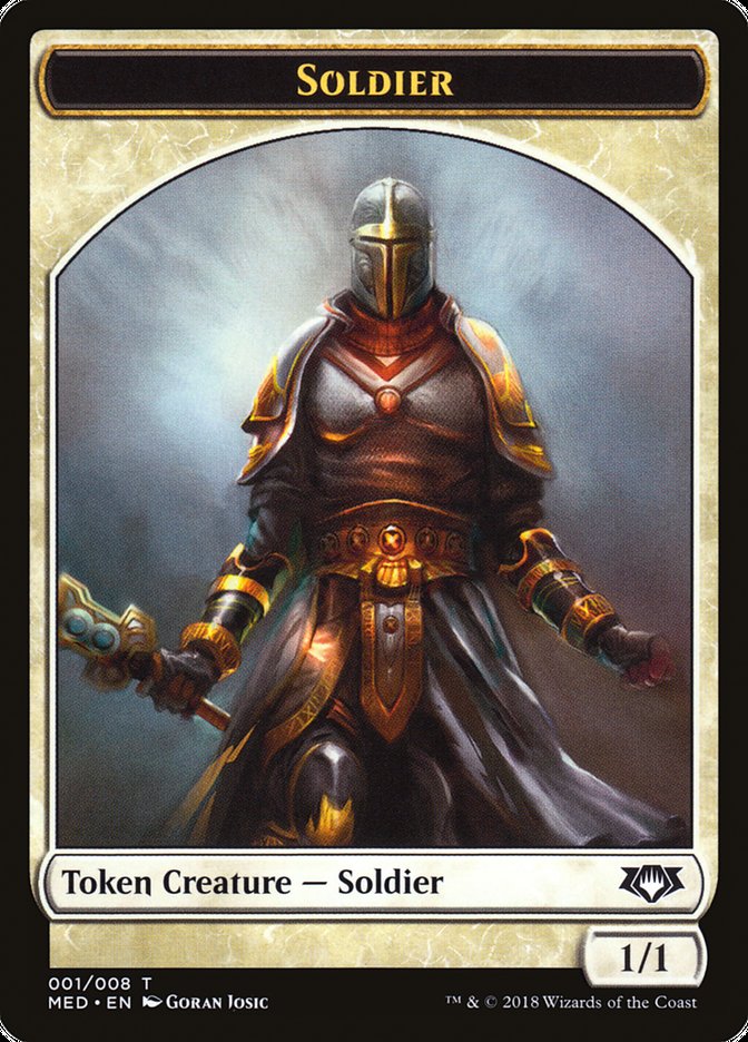 Soldier Token [Mythic Edition Tokens] | The Gaming-Verse