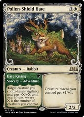 Pollen-Shield Hare // Hare Raising (Promo Pack) [Wilds of Eldraine Promos] | The Gaming-Verse