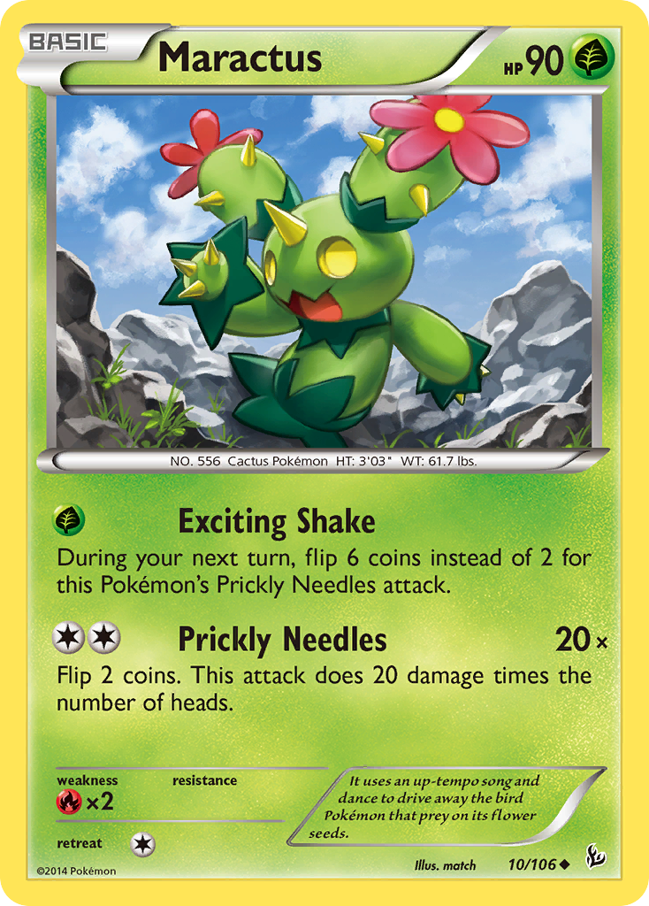 Maractus (10/106) [XY: Flashfire] | The Gaming-Verse