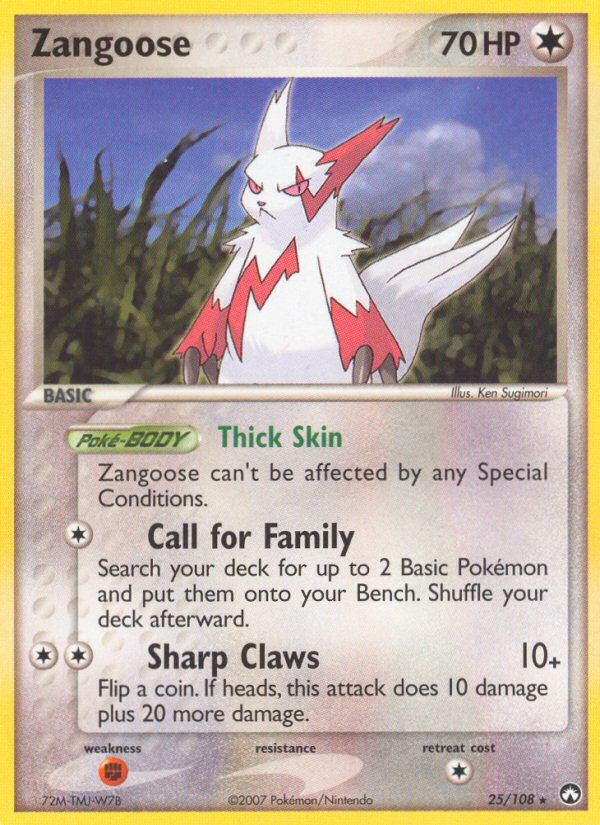 Zangoose (25/108) [EX: Power Keepers] | The Gaming-Verse