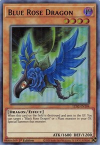 Blue Rose Dragon (Purple) [LDS2-EN104] Ultra Rare | The Gaming-Verse