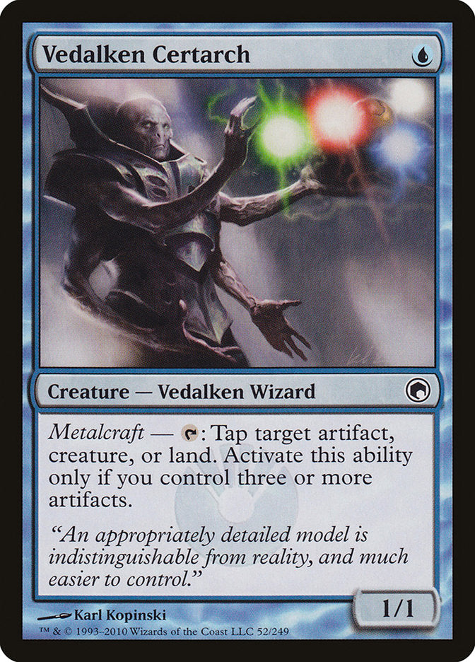 Vedalken Certarch [Scars of Mirrodin] | The Gaming-Verse
